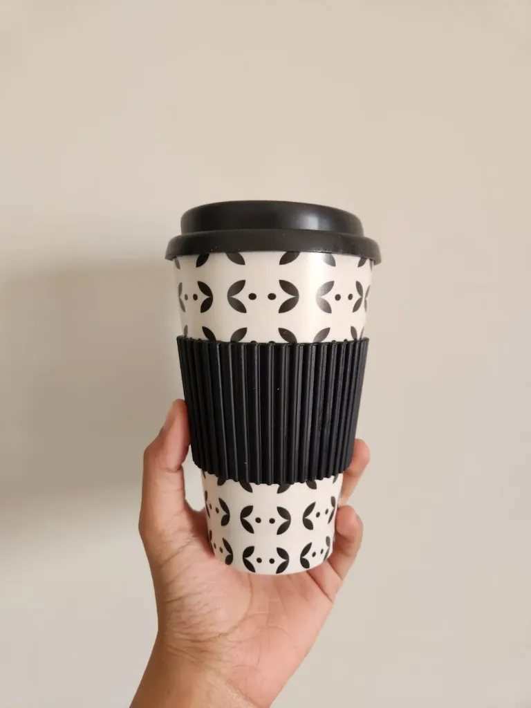 Reusable Bamboo Takeaway Cups (Black)